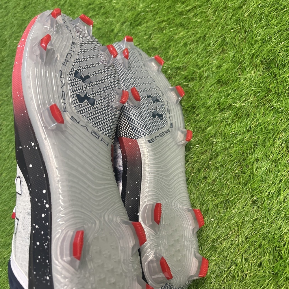 Under Armour Harper Elite 8 TPU Mens 15 USA‎ Baseball Cleats 3027014 100 - Picture 4 of 5